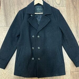 Topman Coat Size Small Black Great Condition
